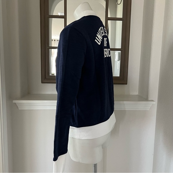 Under Armour Team USA ZipFront Sweatshirt Bomber Jacket Patriotic Size S NWT - Picture 10 of 16